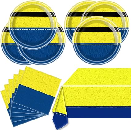 12 Pcs Yellow Big Eyes Cartoon Party Gift Bags - Banana Theme Goodie Bags 9.4x5.1 Inches | Cute Party Favors - View #6