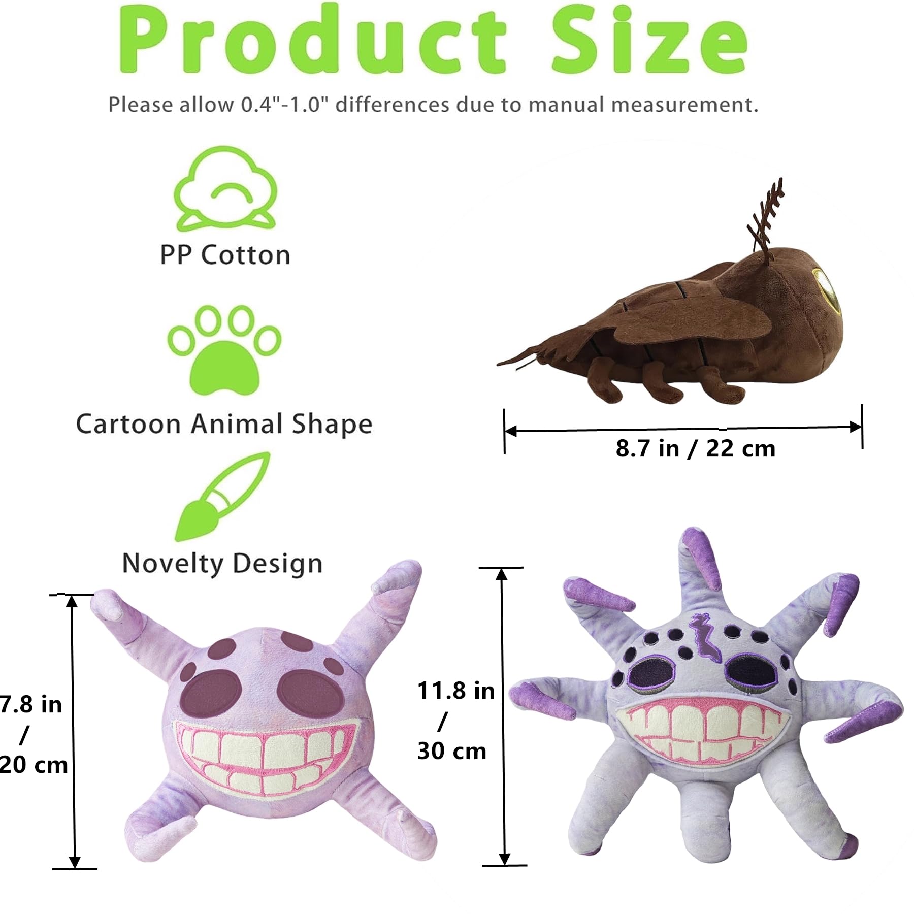 Amazon.co.jp: TQJOUJOU ドアフロア2 ホラーぬいぐるみ、ソフトで