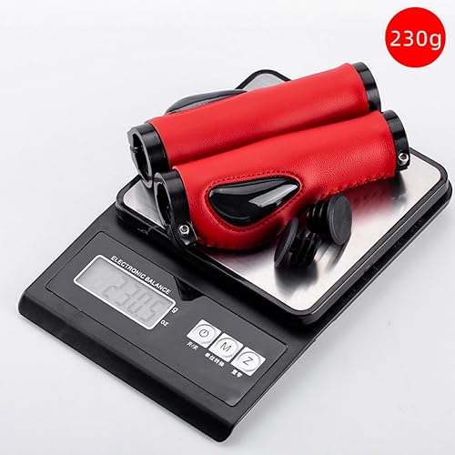 Miniatura 10 de Empuñaduras de bicicleta antideslizantes de silicona cómodas empuñaduras de mano de cuero con manillar Juego de campanas de anillo de bicicleta