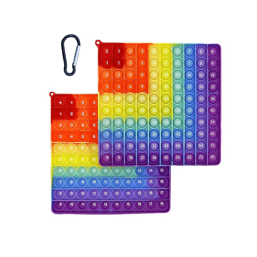 Amazon.co.jp: Funriche プッシュポップ 知育 おもちゃ 算数 九