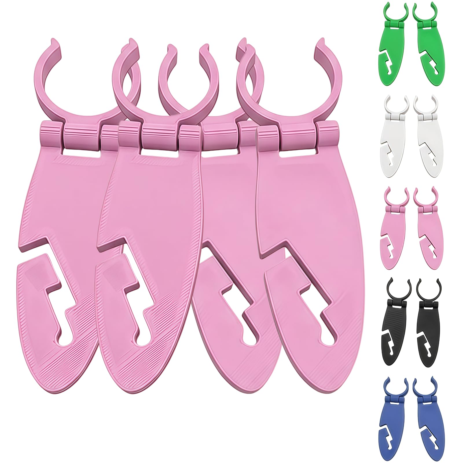zoocco Paddle Board Holder Clips, Quick Release SUP Mount for Oars and Boat Gear, Secure Accessory Attachment for Kayaking and Water Sports (Pink - 4pcs) โ image 1