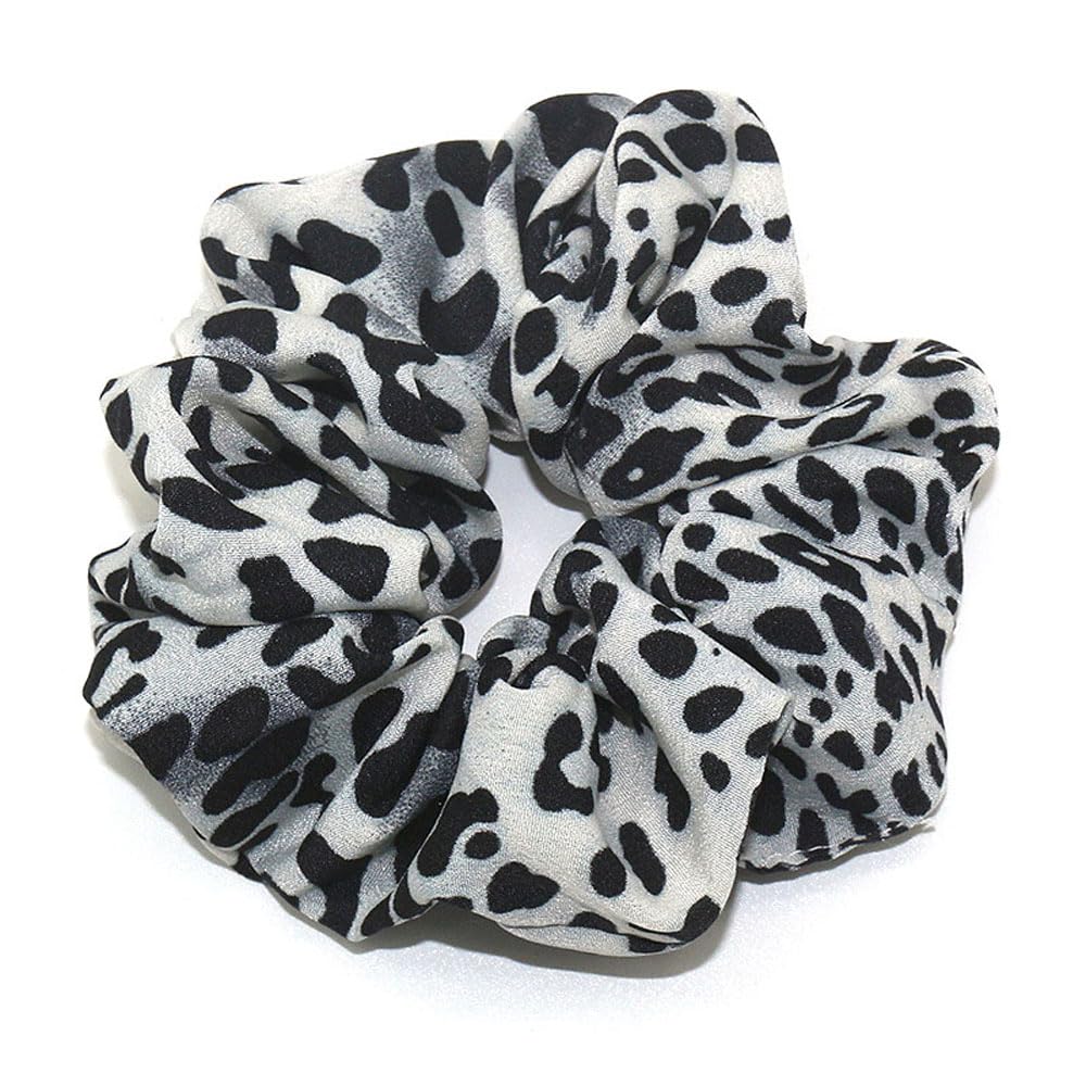 AMOR SPES 4PCS Leopard Print Hair Rope Hair Band Hair Tie for Women Girls Headband Hair Scrunchies Set Hair Accessories (D) - Image 3