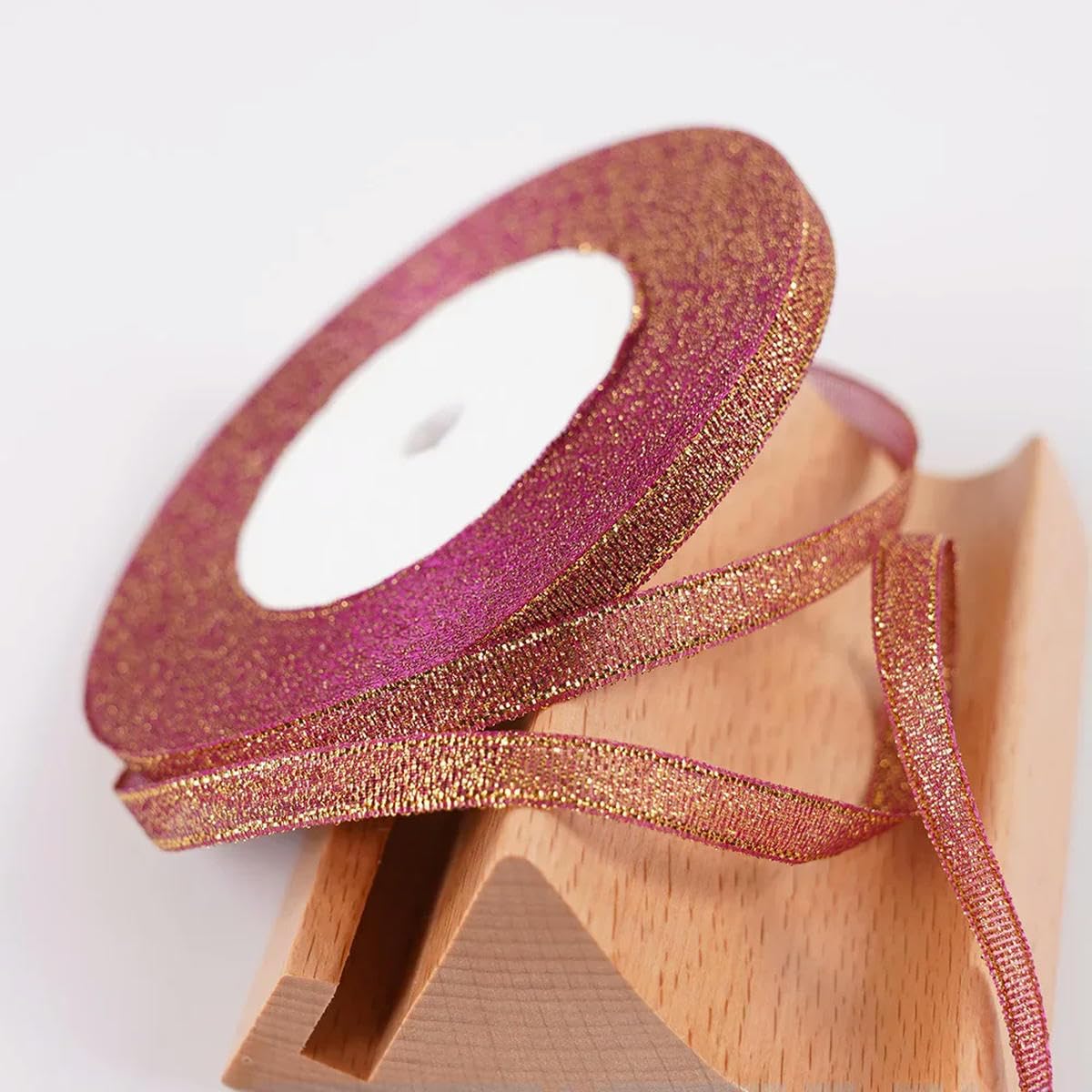 CIVIOOH 22 meters/roll 6mm Ribbon DIY Bow Crafts Gift Wrapping Bouquets Party Decor Ribbons