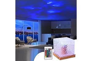 Ocean Wave Projector Light Show with LED Aurora and Northern Lights Effects