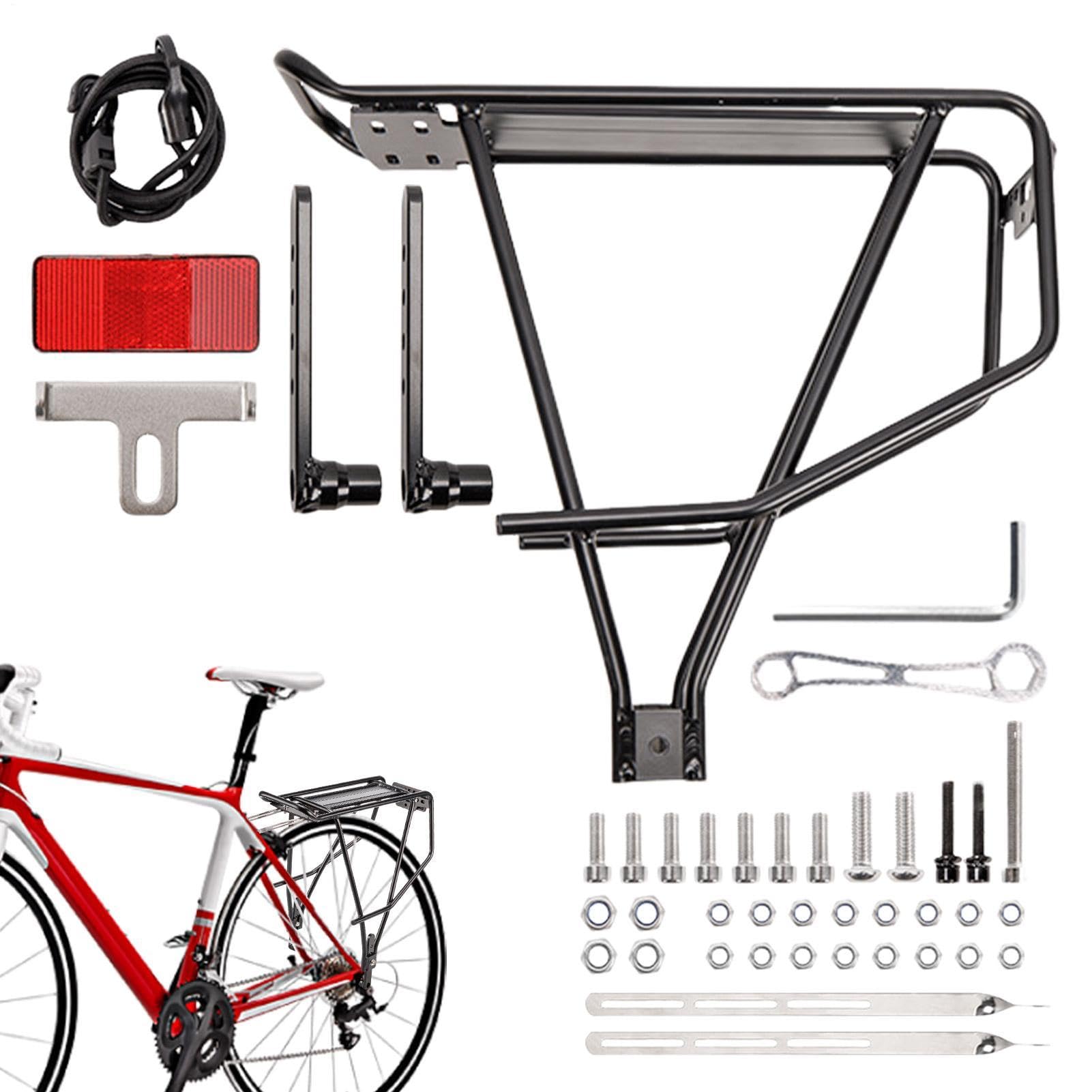 Cycle Rack - Carrier de aluminio, soporte trasero duradero | Portabicicletas de gira versátil, portacarga de viaje de uso pesado, raack trasero para soporte de equipo utilitario ressi