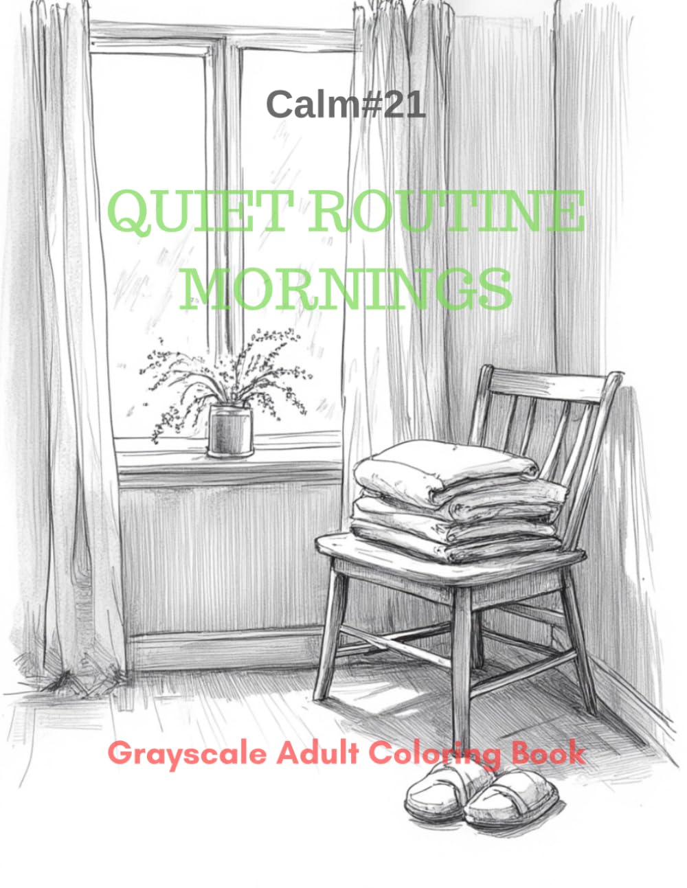 Quiet Routine Mornings: A Grayscale Adult Coloring Book for Peaceful Daily Rhythms (Calm)