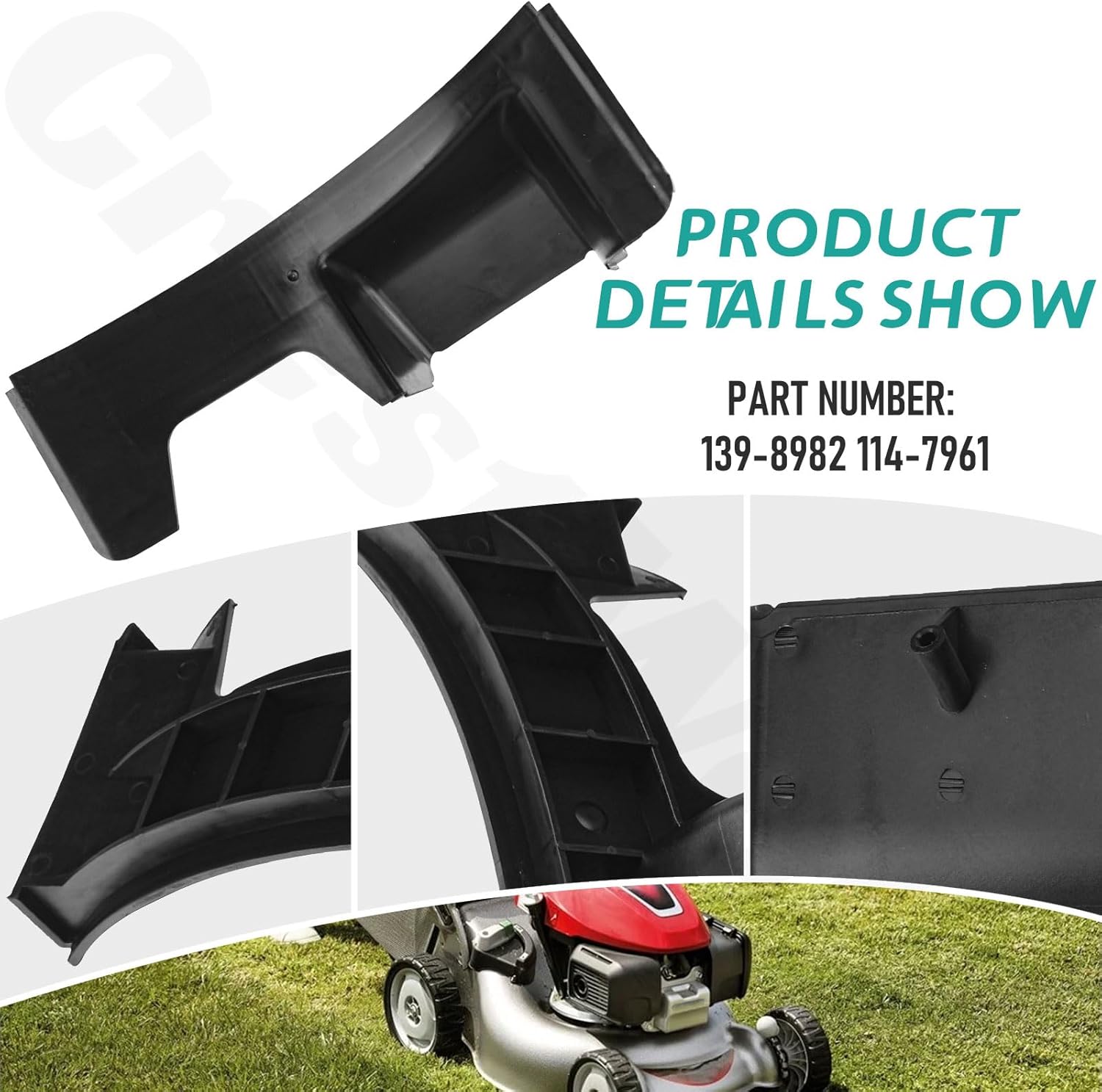 139-8982 Rear Baffle Compatible with Toro 22" Recycler Lawn Mower 20333, 20333C, 20332C, 20337, 20337HD, 20338, 20340, 20334, 20334C, 20332, Replace 114-7961