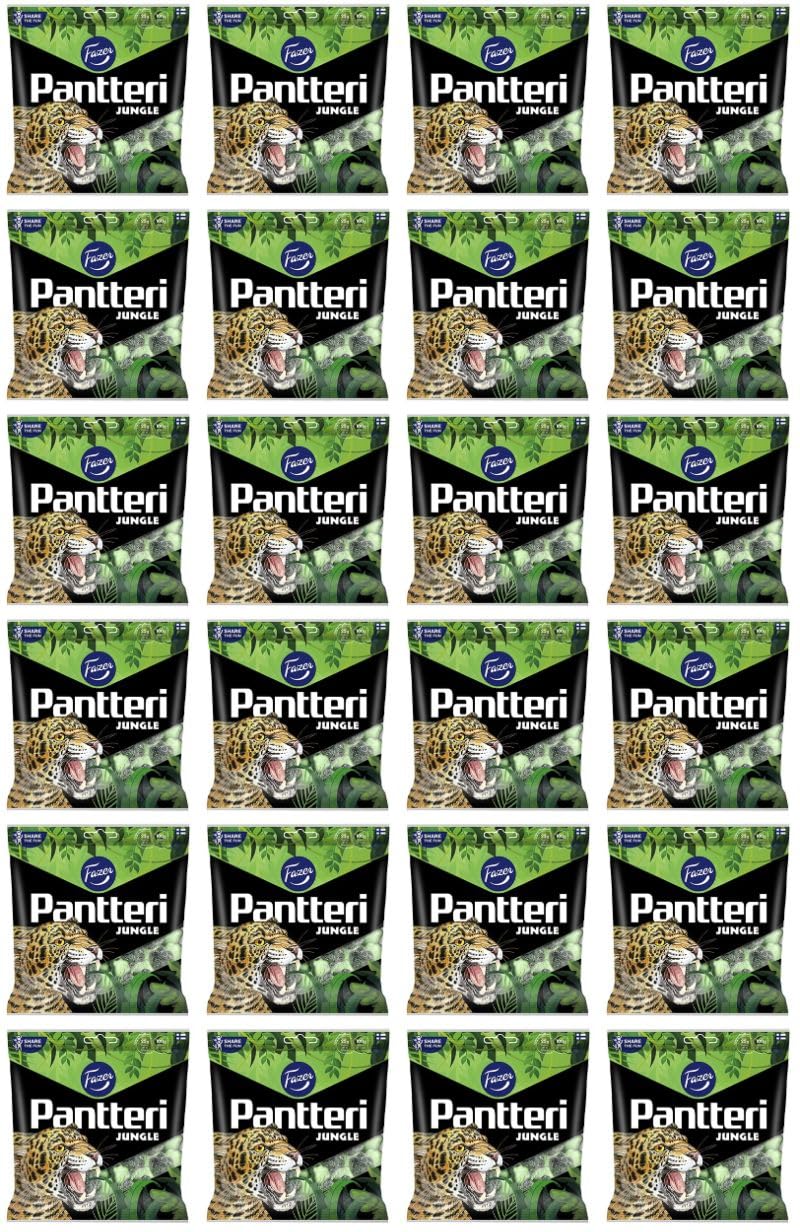 Fazer Pantteri Jungle Mix Candy 24 Packungen von 280 g 237,6 Unzen