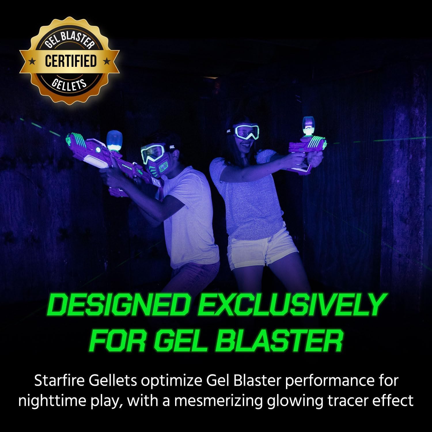 Gel Blaster 100,000 Gellets Refill Ammo, Made for Gel Blasters, Non-Toxic, Water Based Gel Balls - Image 2