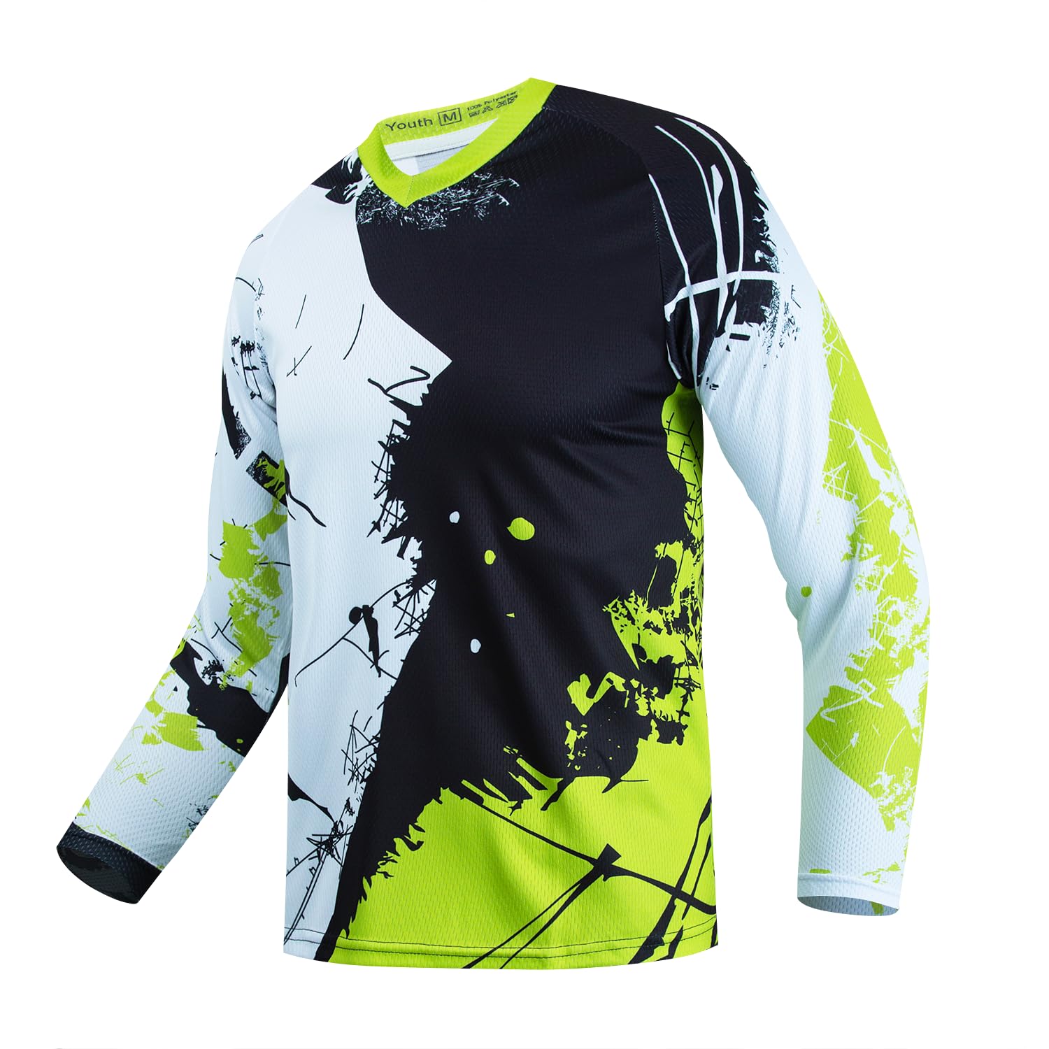 Weimostar Dirt Bike Jersey Youth Long Sleeve Off-Road Motocross Downhill Cycling t Shirt MTB Bicycle Biking Top for Boy Girl
