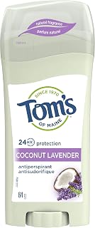 Tom's of Maine, Natural Antiperspirant Deodorant for Women, Coconut Lavender, 64 Grams