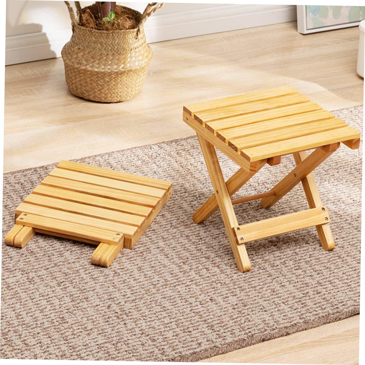 Portable Wood Folding Side Table Compact Wine Table for Beach Outdoor Picnics and Camping Lightweight Design Stable Support for Easy Use