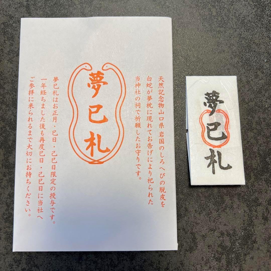 蛇窪神社 夢巳札 己巳の日限定 御守り 白蛇様 最強開運 金運