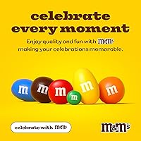 Vista 8 de M&M'S WORLD Caramelos de chocolate con maní rosa – 2 libras de dulces a granel en paquete resellable para bufé de dulces, fiestas de cumpleaños