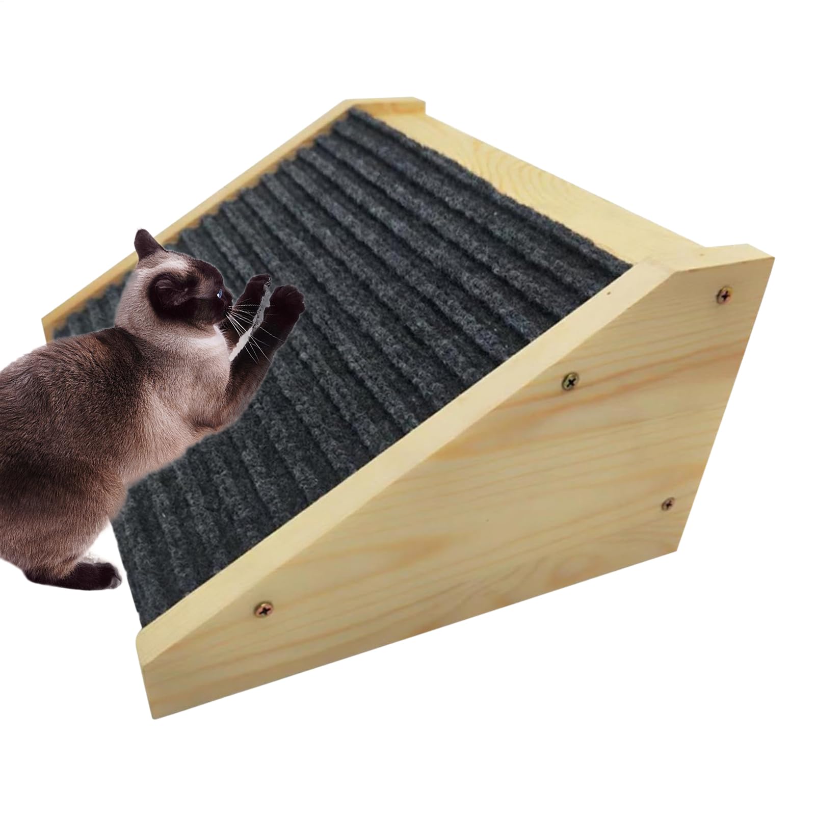 Rampe pour Chien – Bois 30x15x25cm | Rampe Portative pour Animaux | Marches D'Accès Pours Petits Chiens Lit, Canapé Et Mobilité Intérieure/Extérieure Quotidienne