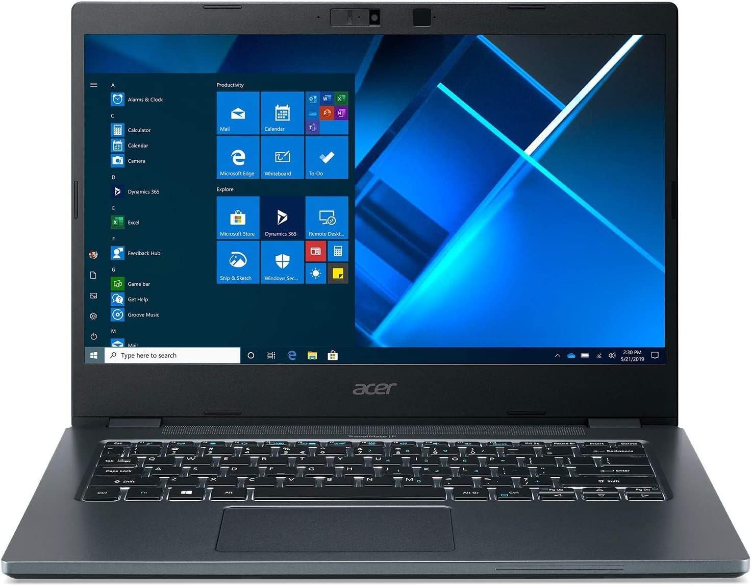 acerTravelMate P4 NX.VUMEK.008 laptop 35.6 cm (14") AMD Ryzen™ 7 PRO 6850U 16 GB DDR5-SDRAM 512 GB SSD Windows 11 Pro Blue