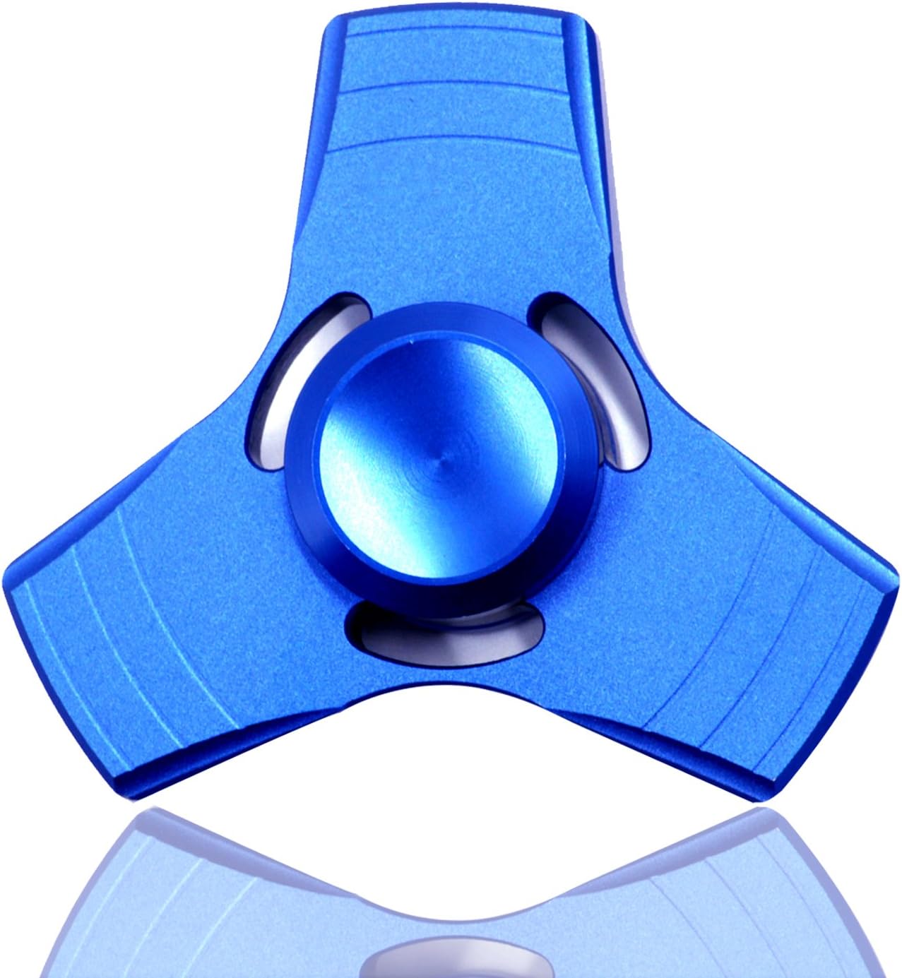 Fidget Spinner Toy Finger Hand Cube 360 Degree Rotation Perfect For Quitting Smoking, ADD, ADHD, Anxiety, and Autism for Adults and Children (blue)