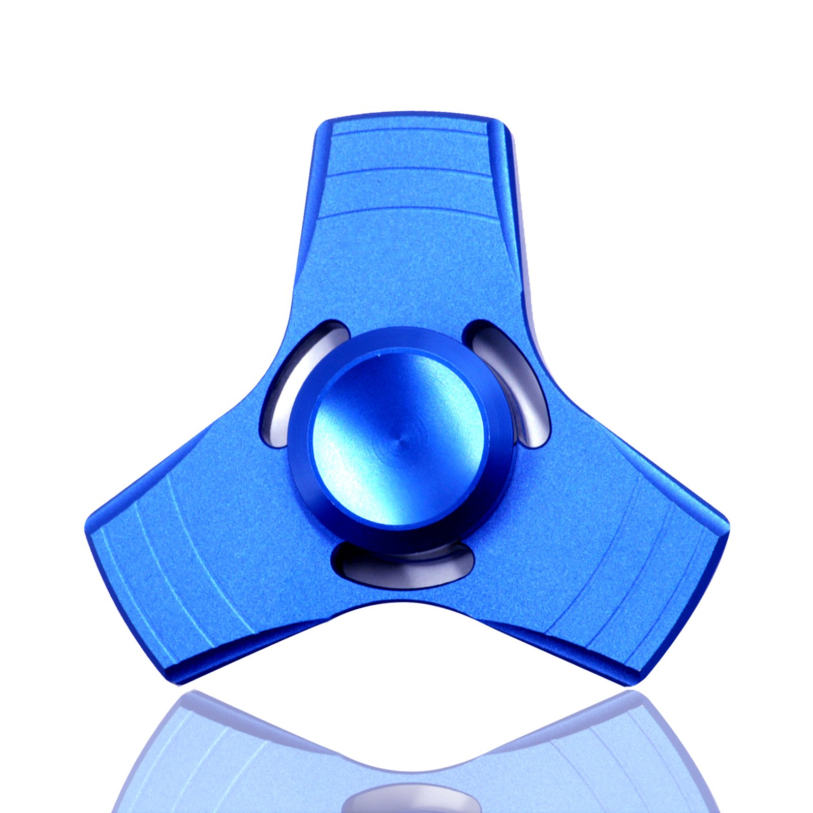 Fidget Spinner Toy Finger Hand Cube 360 Degree Rotation Perfect For Quitting Smoking, ADD, ADHD, Anxiety, and Autism for Adults and Children (blue)