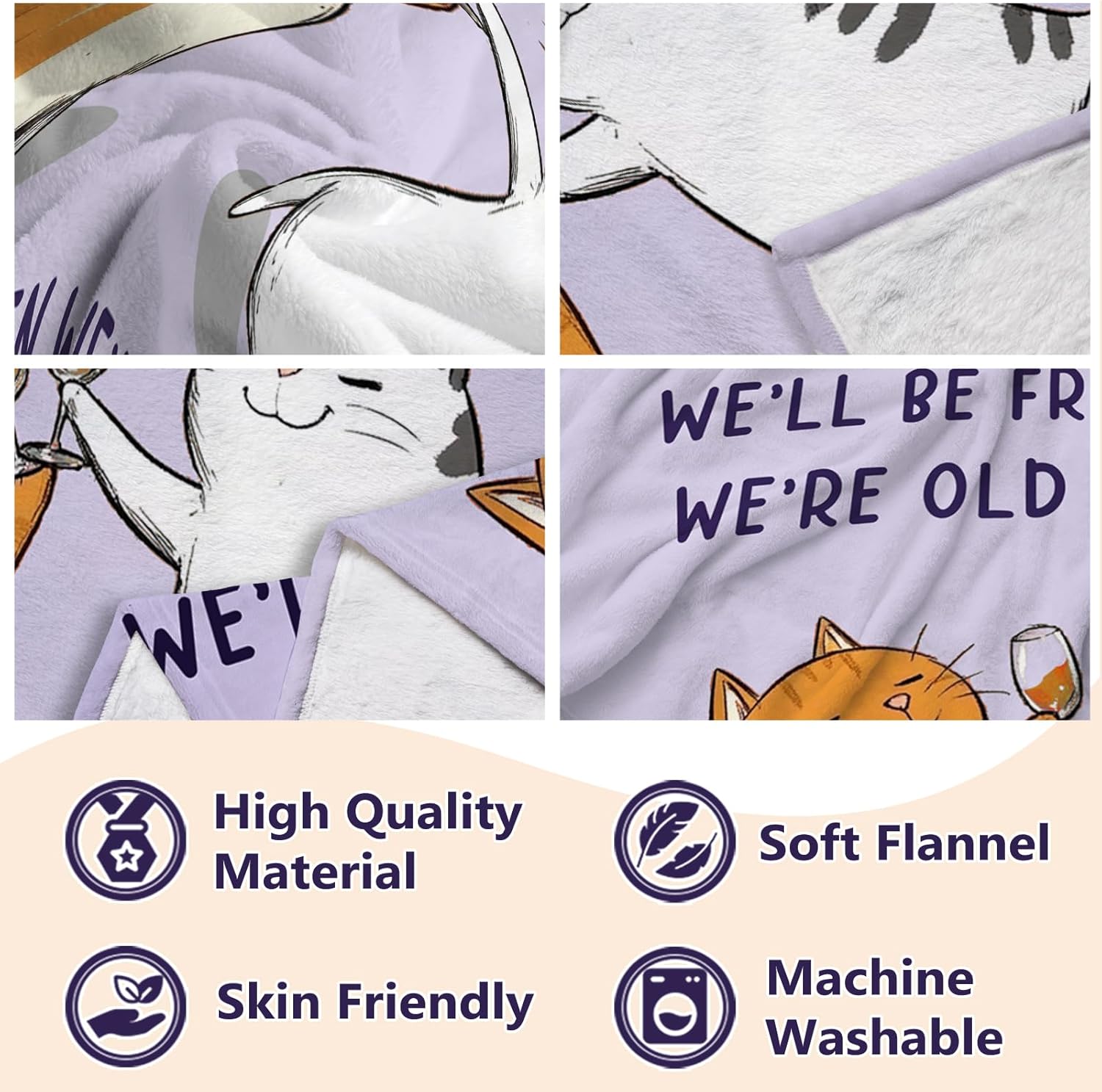 Best Friend Birthday Gifts for Women, Friendship Gifts for Women Friends, Graduation Christmas Birthday Gift for Best Friend Woman, Bestie, BFF, Soul Sister, Friendship Gift - Throw Blanket 60"x50" - Image 6