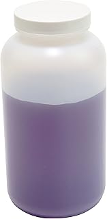 Dynalon 606215-0032 HDPE Wide Mouth Economy Bottle, 1000mL Capacity (Case of 24)