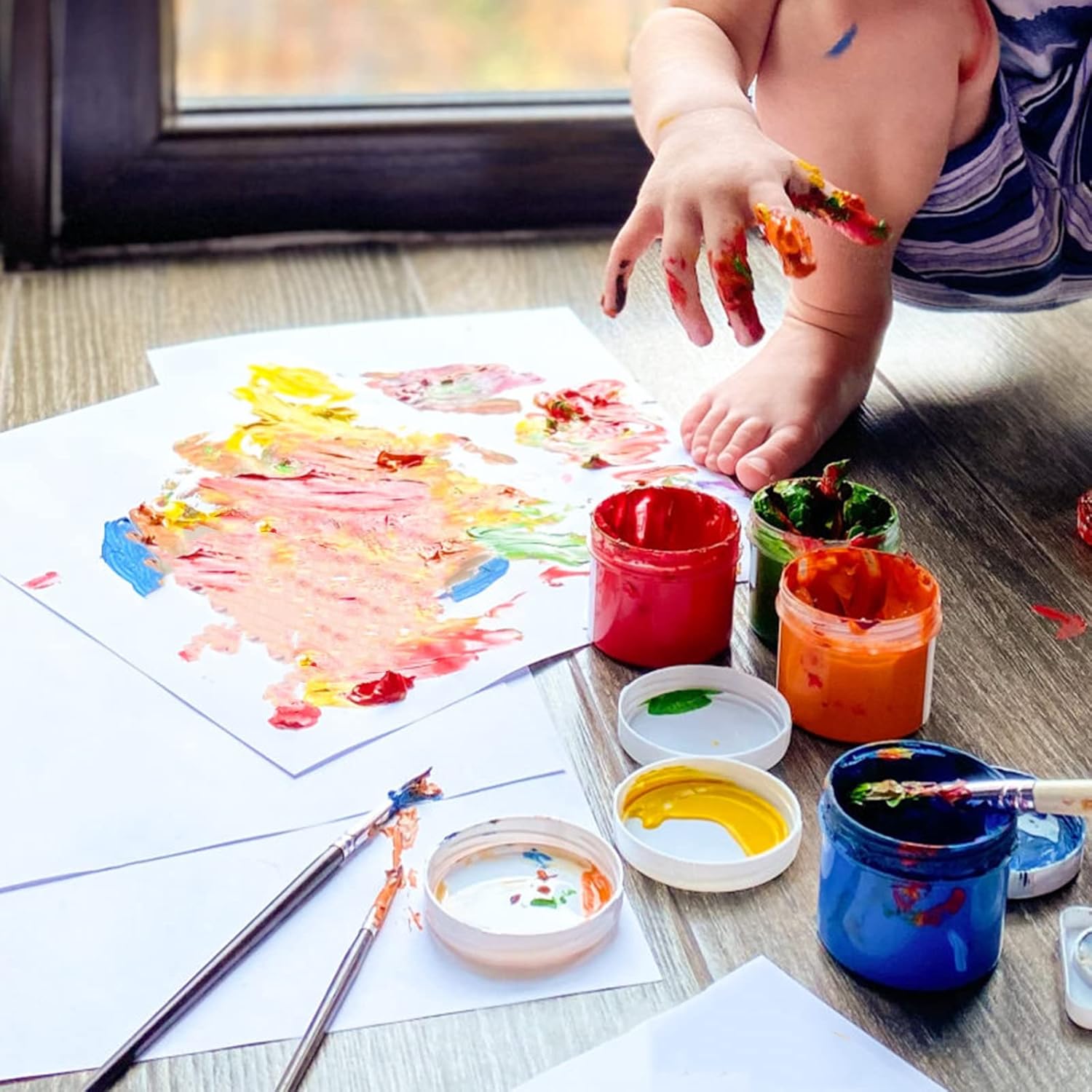 TUZAZO 24 Pack 8 Oz & 4 Oz Plastic Containers with Lids and Labels, Tuzazo Clear Plastic Jars BPA Free, Empty Refillable Cosmetic Containers for Bath Salt, Body Butter, Lotion, Slime & Beauty Products : Beauty & Personal Care