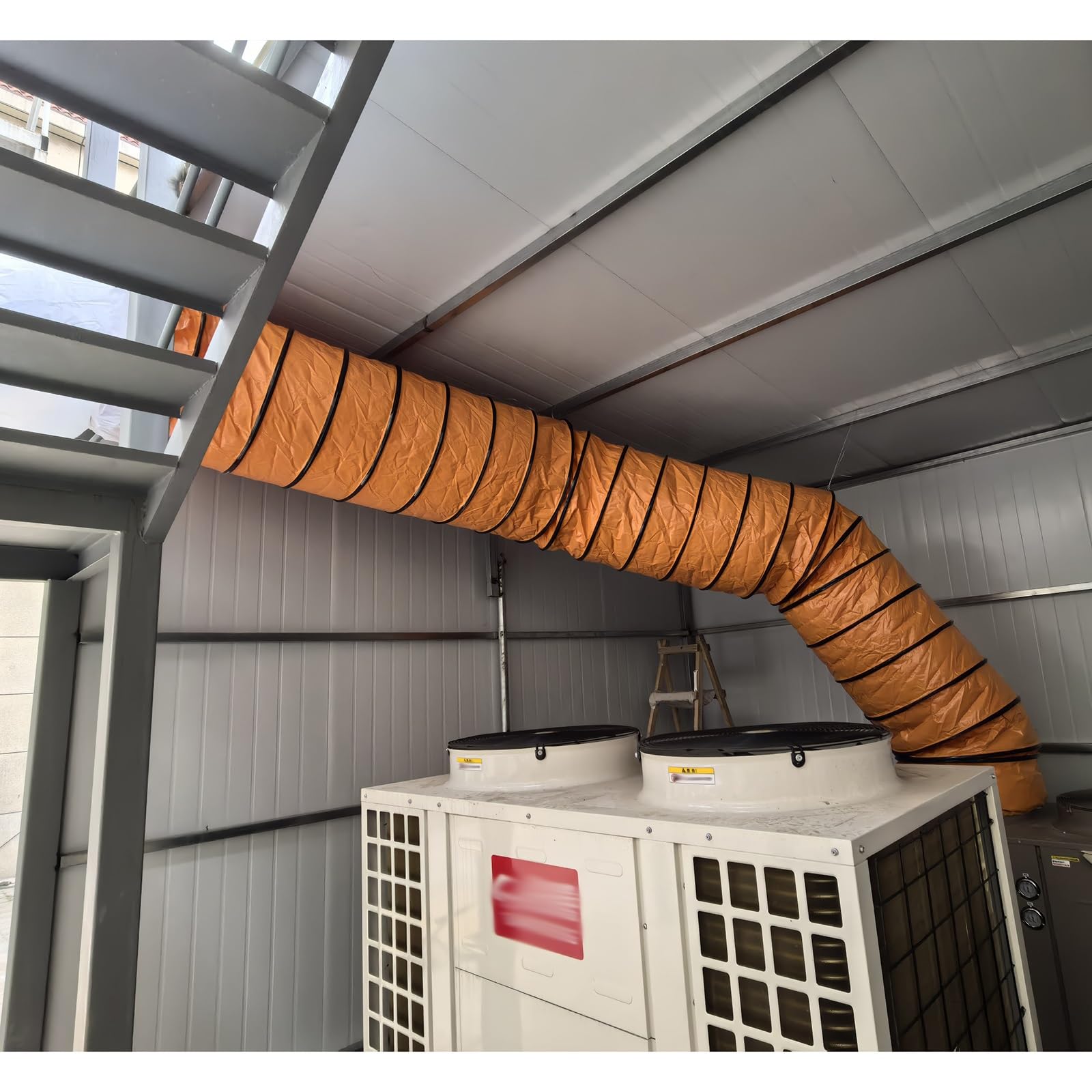 Tubo flessibile per ventilazione, corda regolabile per una facile conservazione, ideale per ristoranti, officine e serre