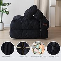 Vista 8 de MAXYOYO Folding Sofa Bed, Convertible Sleeper Chair with Pillow Foldable Mattress with Back Support, Portable Fold Out Chair Bed Comfy Floor Sofa