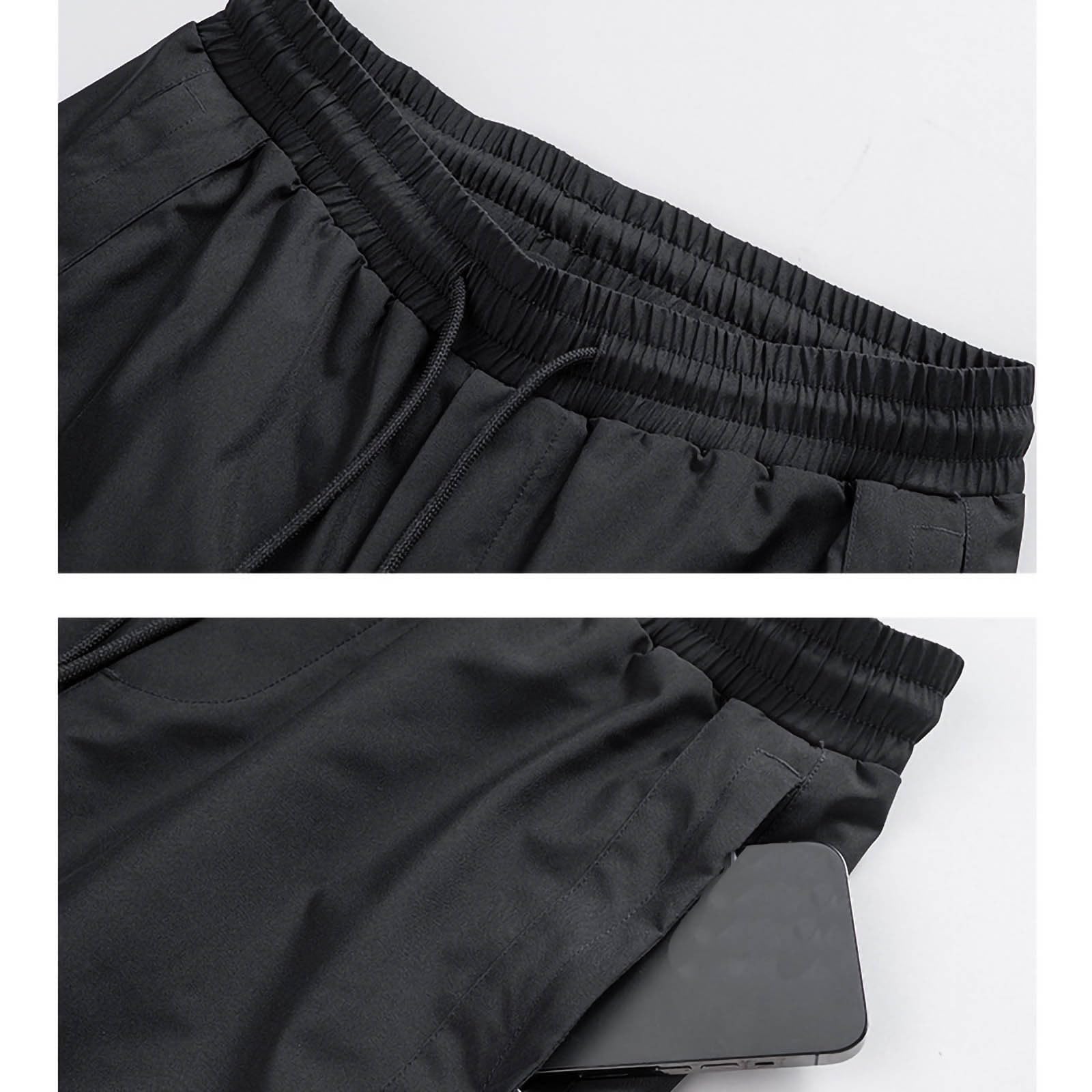 Pantalon de ski et de neige pour homme avec doublure en polaire, imperméable, isolé, pour randonnée, travail, chasse, cargo