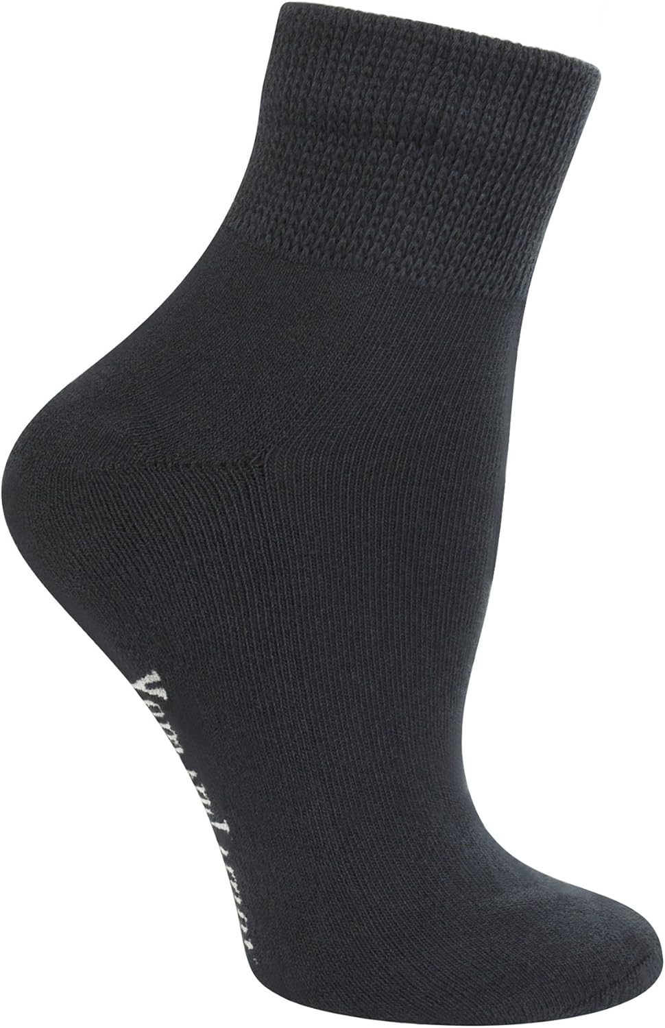 Yomandamor Women's 5 Pairs Non-Binding Cotton Ankle Diabetic/Dress Socks with Seamless Toe and Cushion Sole - Image 6