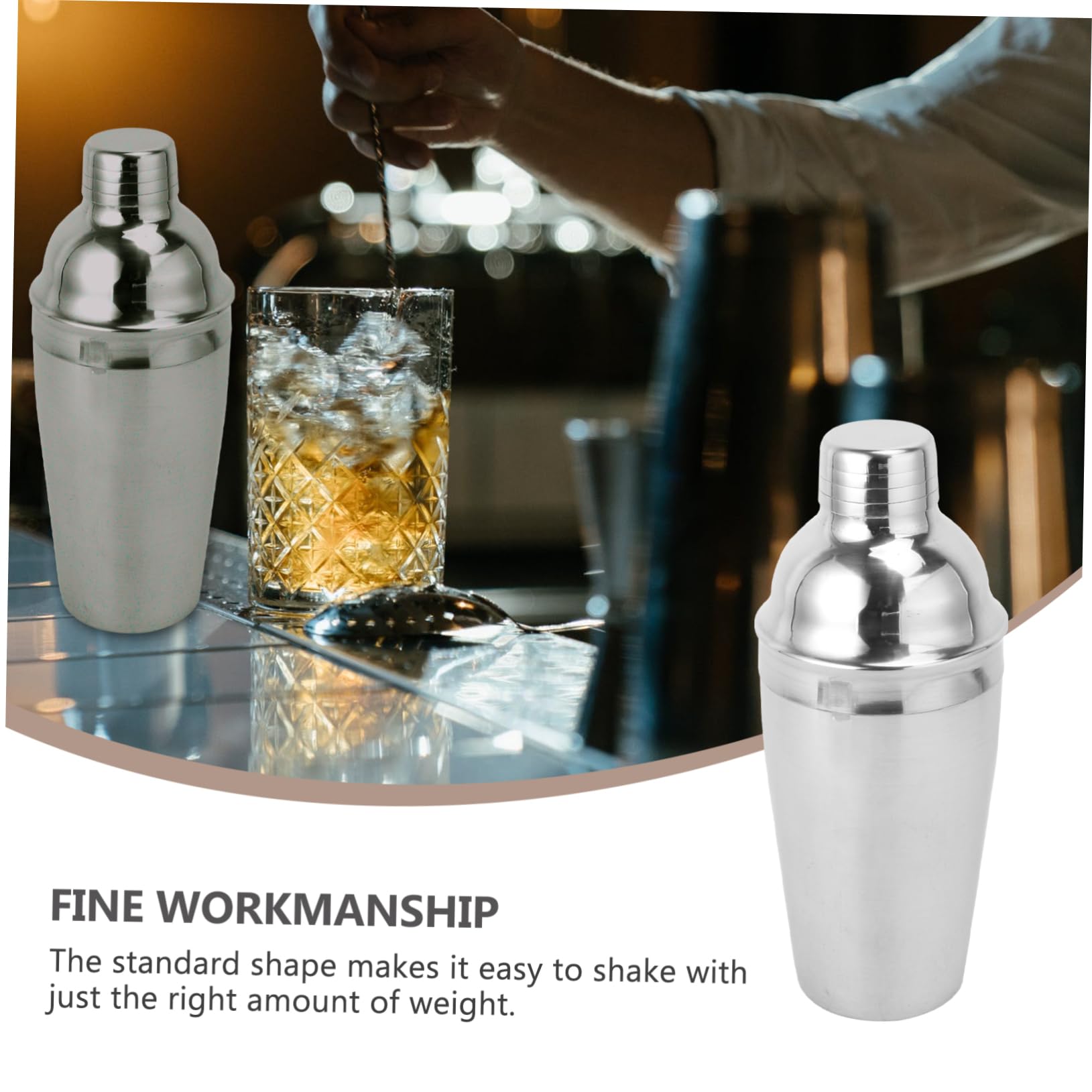 PRETYZOOM 22piezas Coctelera Profesional Vaso Medidor y Suministros para Barman Equipo para Cócteles para Preparar Cocteles Casa
