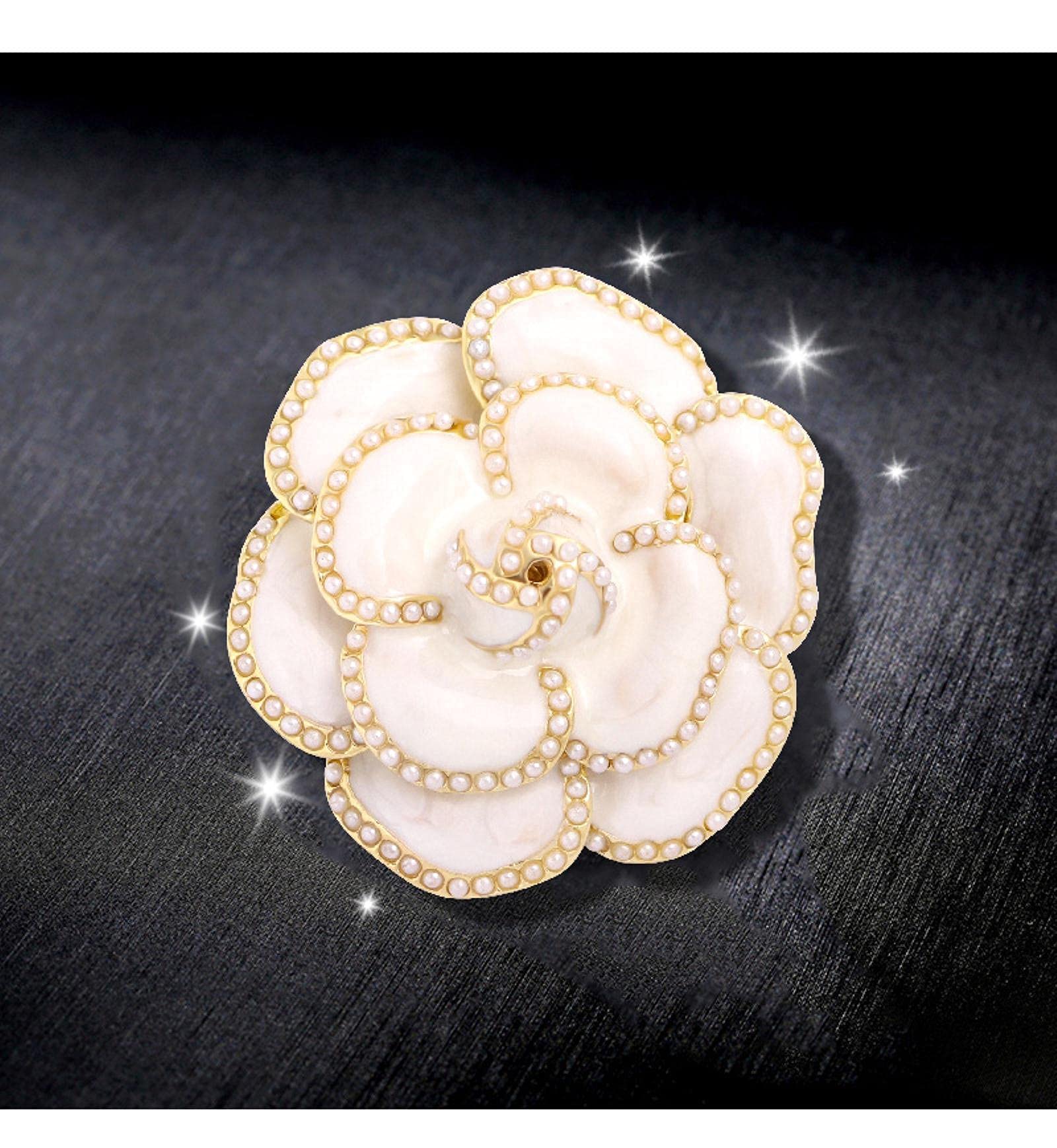 Lady Pins And Brooch Vintage Enamel Flower Crystal Rhinestone brooches Pin Brooch Pins Large Pearl broches for Women