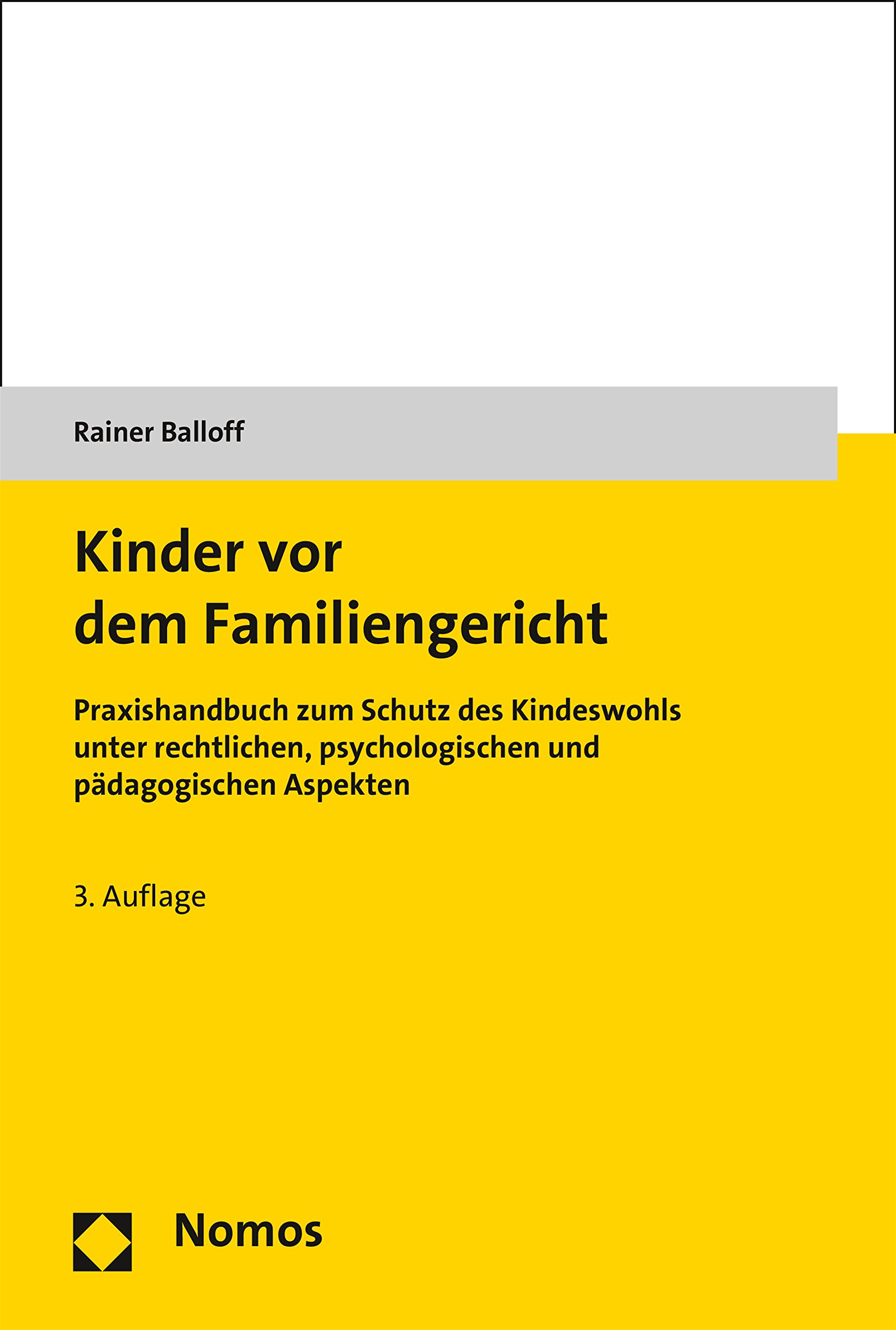 Kinder vor dem Familiengericht: Praxishandbuch zum Schutz des Kindeswohls unter rechtlichen, psychologischen und pädagogischen Aspekten (German Edition)
