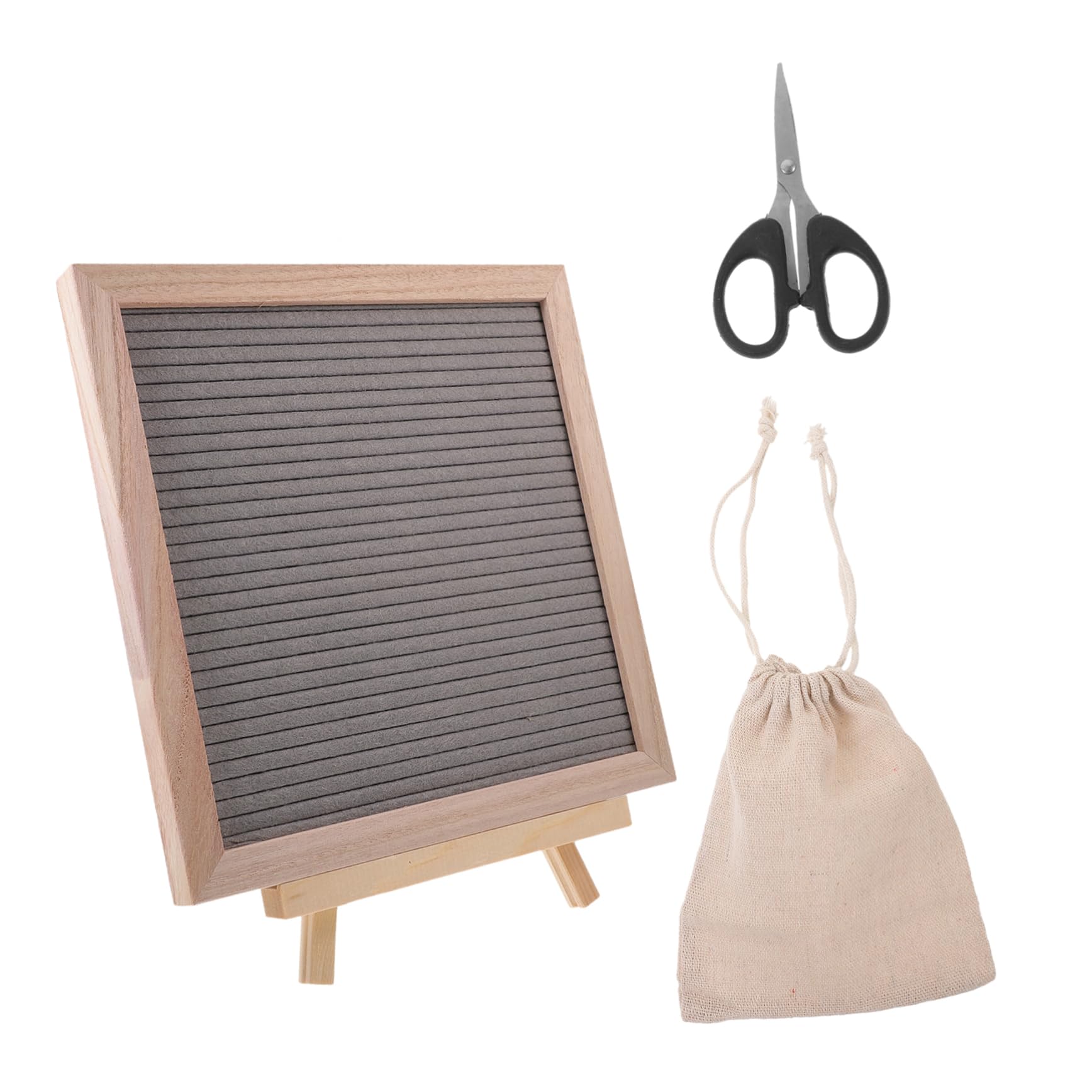 Tableau à Lettres Soi-même en Feutre avec Support Bois