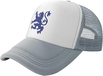 Lion Rampant Scotland Trucker Hat - Mesh Baseball Snapback Cap for Men Or Women Outdoors Black