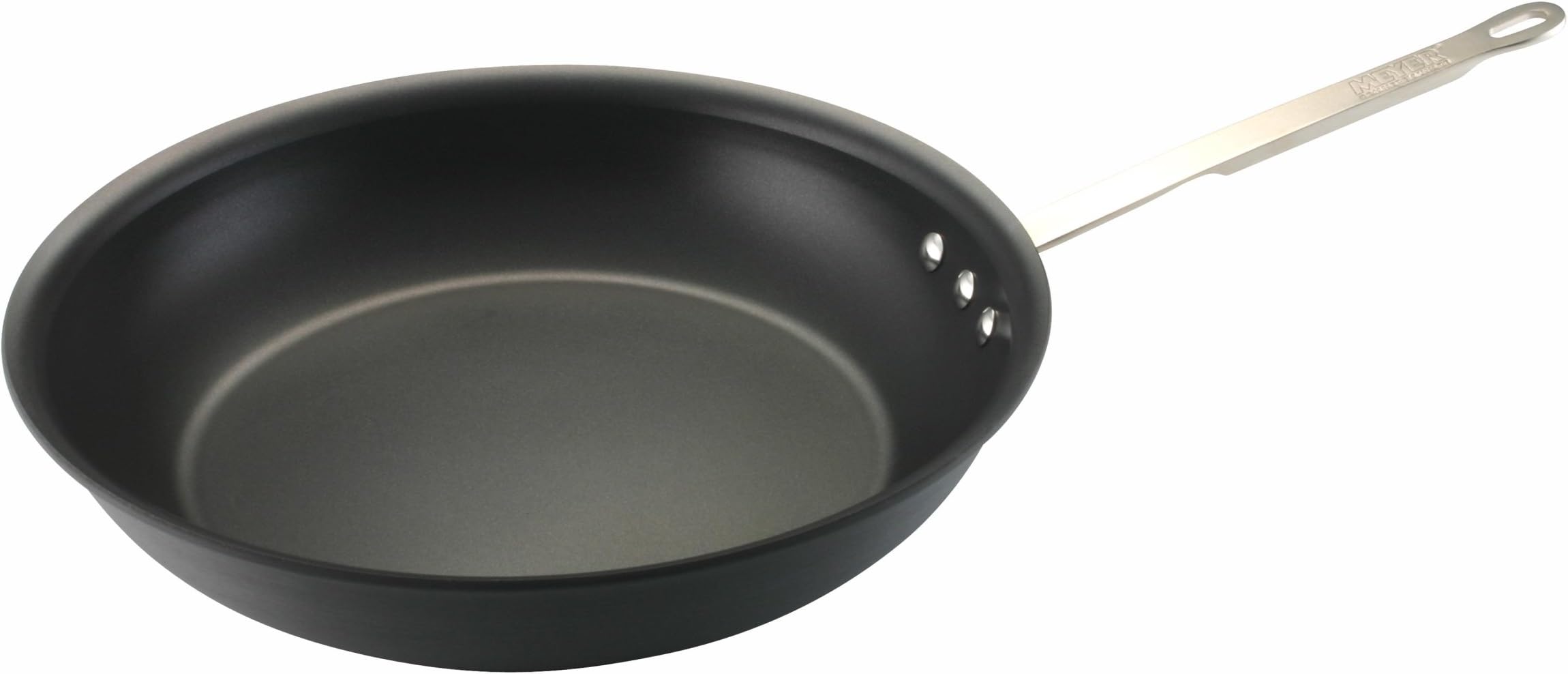 Meyer Commercialware Hard Anodised Open Non-stick French Skillet Frying Pan, 34 cm