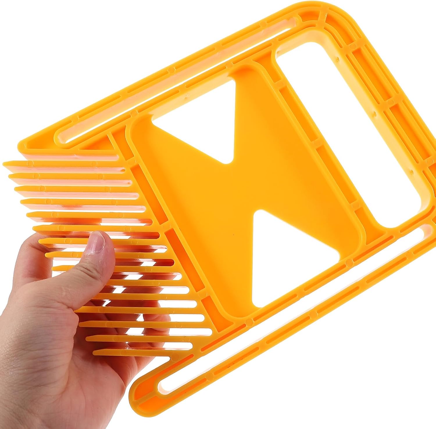VOSAREA Woodworking Safety Featherboard Set for Table Saw and Engraving Machine, Extended Yellow Multifunction Boards for Operation Table Accessories