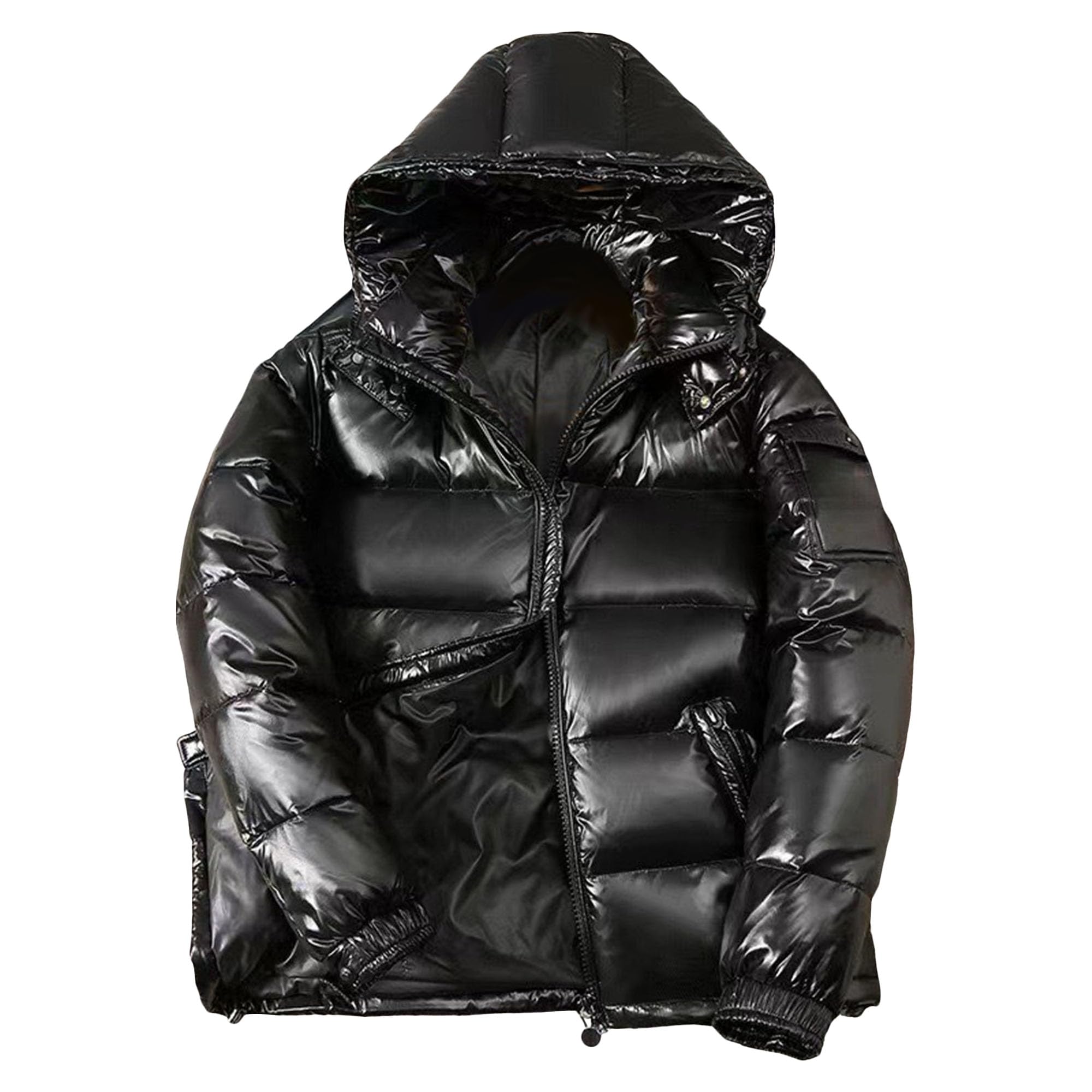 Doudoune d'hiver pour homme veste chaude imperméable à capuche - 7