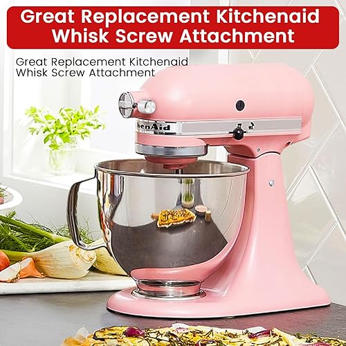 Miniatura 6 de Tornillos de pulgar para batidoras de pie Kitchenaid y accesorios de ayuda de cocina. 2 piezas de repuesto de accesorios de tornillo de buje de