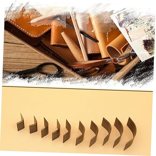 Miniatura 8 de EXCEART 30 Uds Correa de cuero Cortador de cuero Herramientas de artesanía de cuero Herramientas de cuero Kit de cuero Cinturón de herramientas de