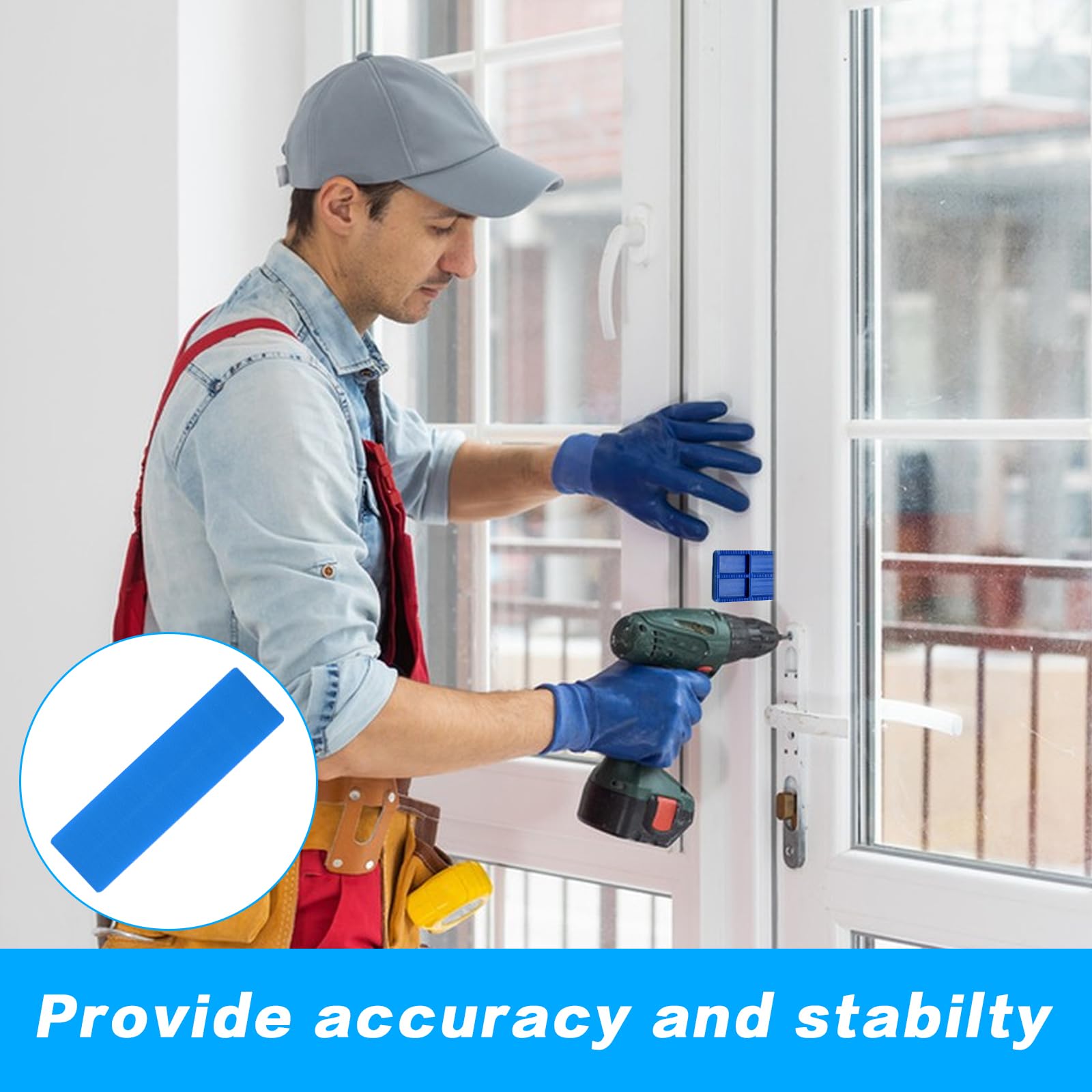 72 Distanziatori In Plastica Per Piastrelle E Vetri | 6 Misure Da 1mm A 6mm | Per Livellamento - Foto 5