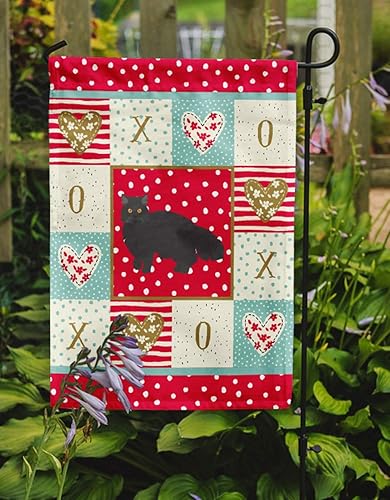 Miniatura 3 de Caroline's Treasures CK5674GF Bandera de amor tradicional persa negra para gato, tamaño pequeño, multicolor