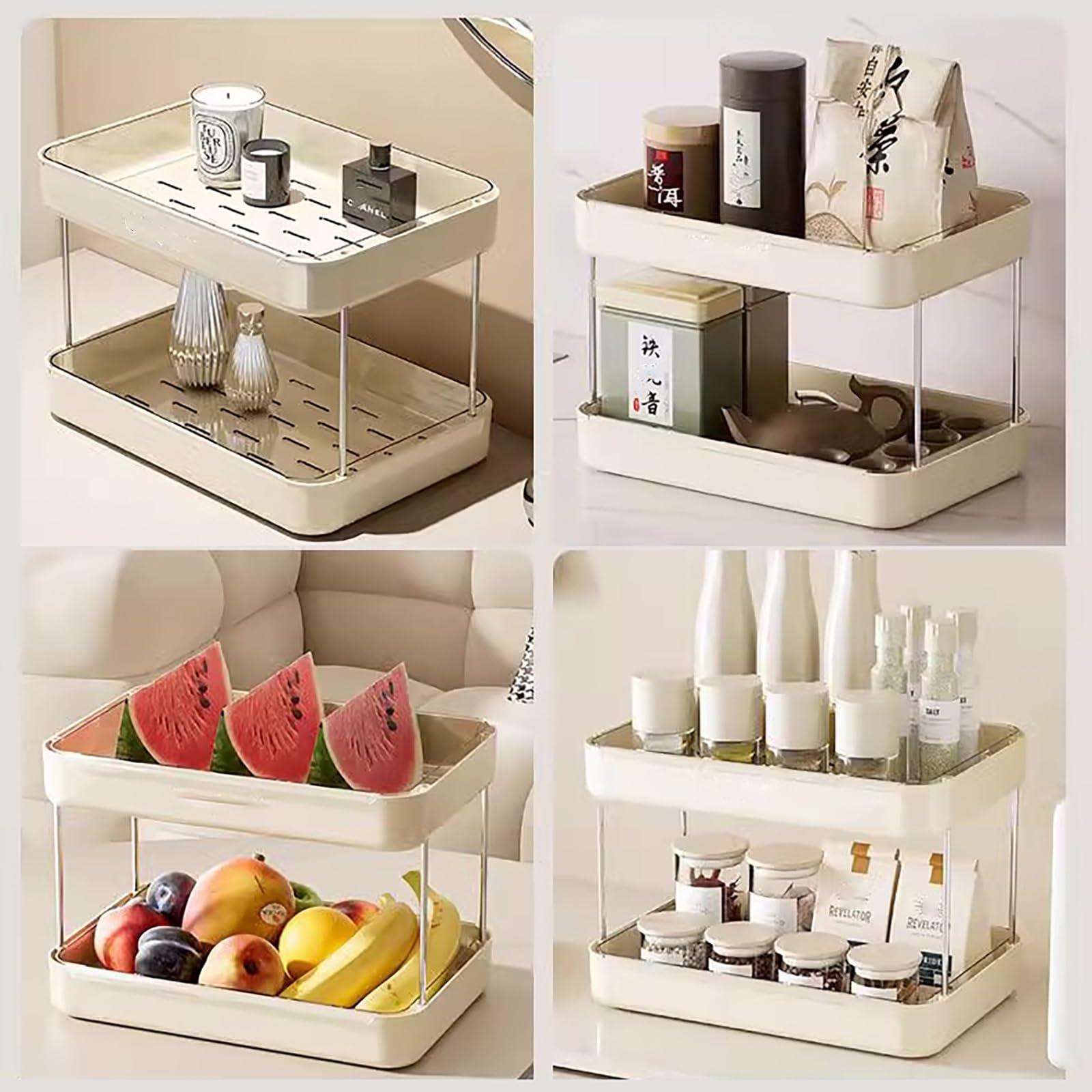 Mensola Da Scrivania Organizer Da Scrivania, Espositore Da Scrivania In ABS, Scaffale Da Scrivania Di Grande Capacità, Staffa In Metallo Organizer Da Banco Per Ufficio, Dormitorio, Casa(Black,23cm)