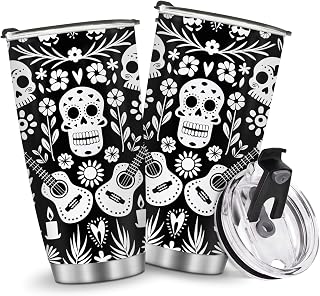 Mug Cup Insulated Tumblers Gifts for Christmas Birthday Children Day Anniversary Present Boys Men Travel Coffee Water Bottle Ghosts Style 20oz Hot and Cold Iced