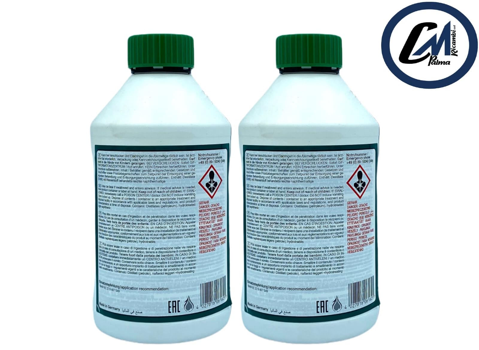2 Litri Olio SERVOSTERZO IDROGUIDA Verde BMW Seat Skoda VW 06162 FEBI BILSTEIN