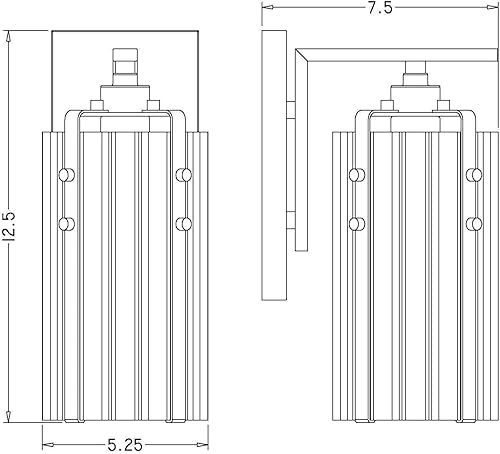 Miniatura 8 de Z-Lite 3036-1S-PN Alverton - Aplique de pared, 1 luz, 100 vatios, níquel pulido