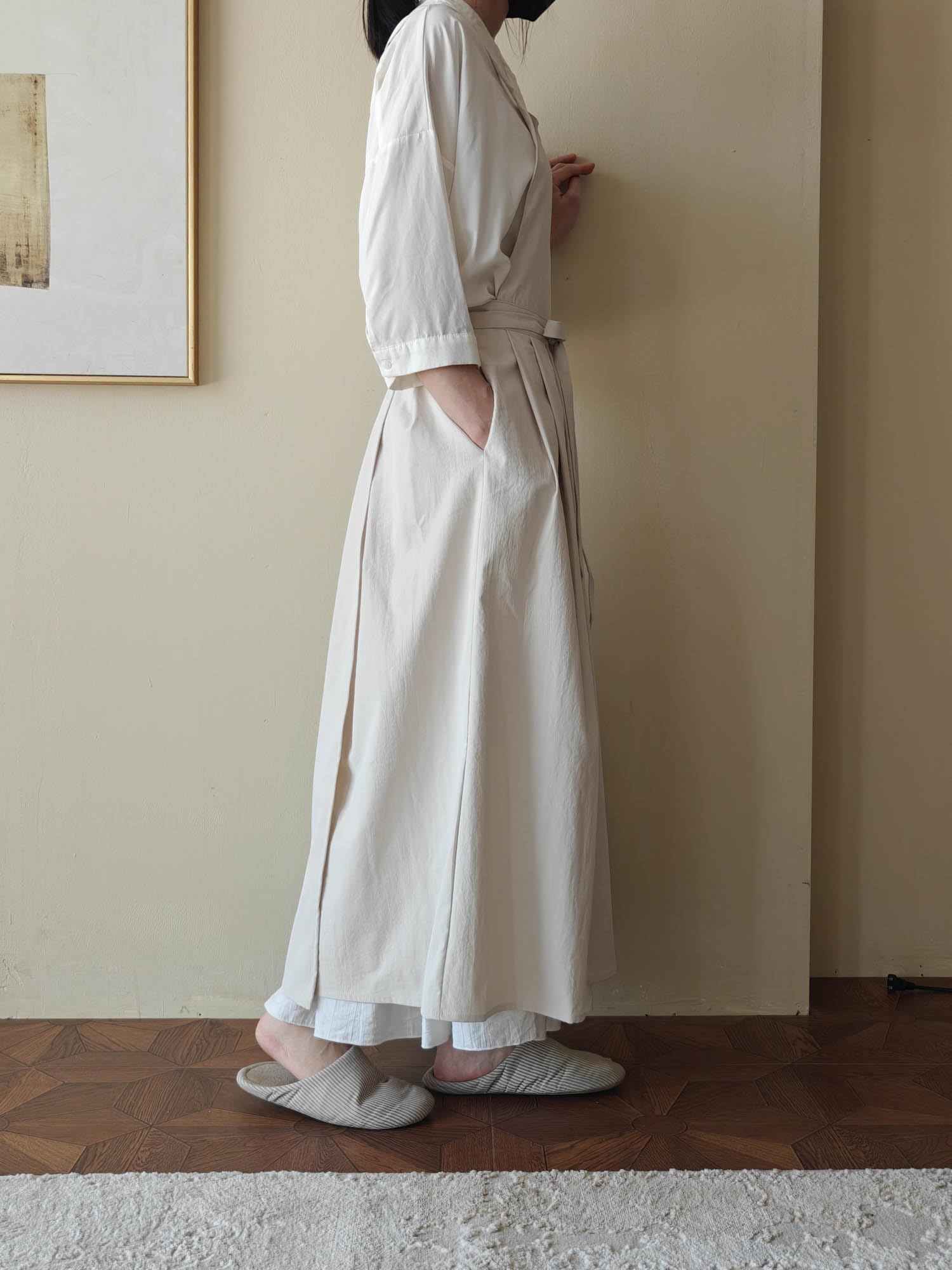 Niedliche Retro-Baumwoll-Schürzen, plissiert, für Zuhause, Küche, Garten, Kunst, Malerei, Latzhose, Floristenladen, Overall