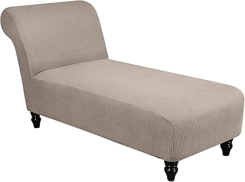TeeBetter Funda para tumbona sin brazos, funda elástica para tumbona, protector de muebles, funda para sofá, lavable a máquina para sala de estar