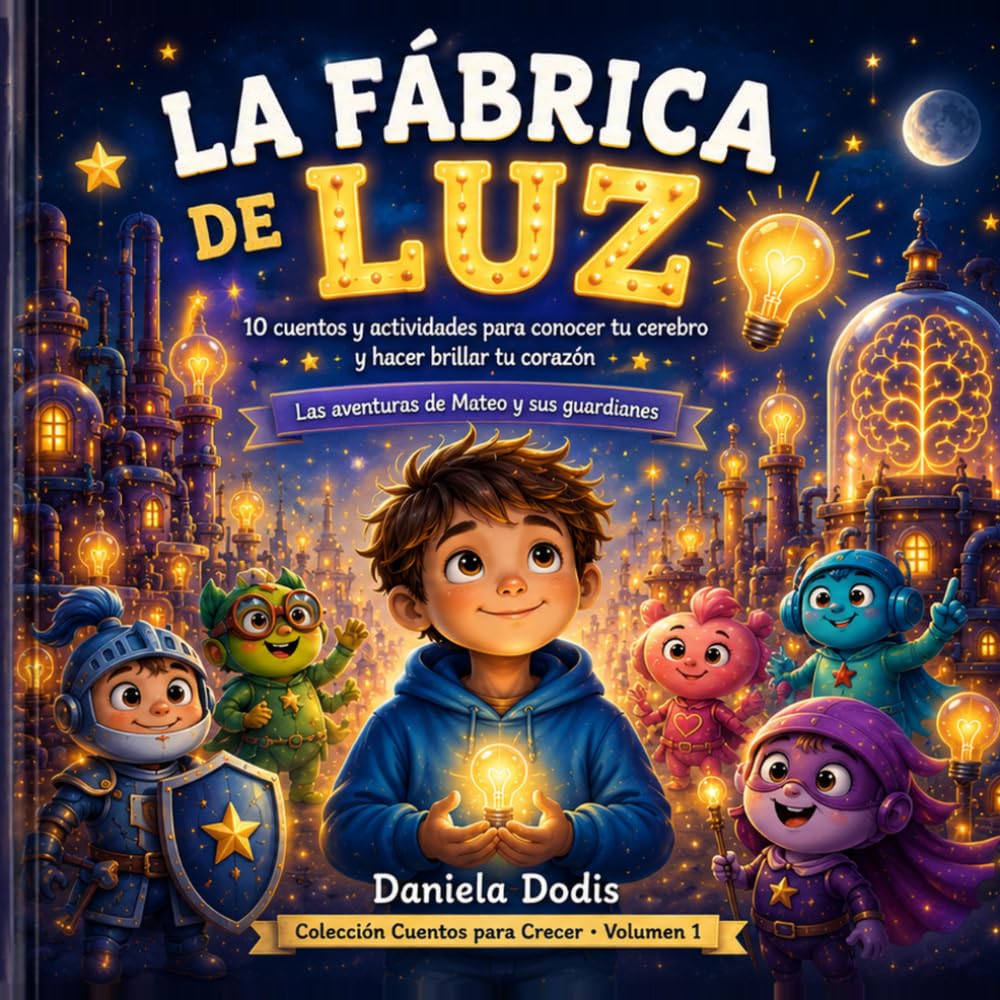La fábrica de luz: 10 cuentos y actividades para conocer tu cerebro y hacer brillar tu corazón · Las aventuras de Mateo y sus guardianes (Cuentos para Crecer)