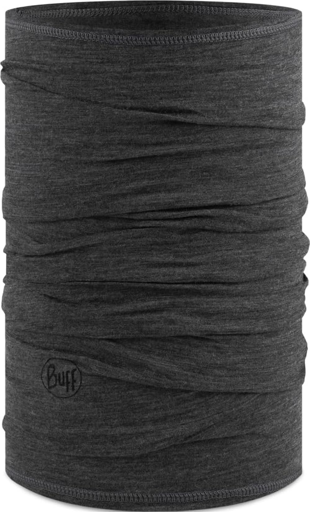 BUFF Multifunctional Neckwear Lightweight Merino Wool Worn 12+ Ways, Grey