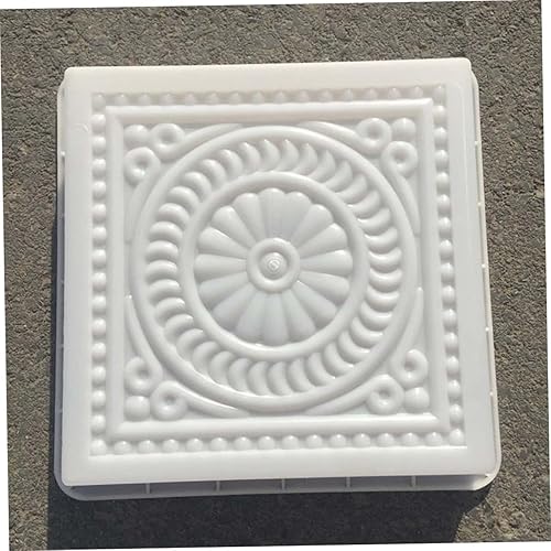 Miniatura 8 de GANAZONO Molde para pavimentador de cemento, molde reutilizable para camino de jardín, fácil de usar para hermoso pavimento de césped para patio y